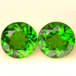 SPECTACULAR GORGEOUS GREEN DIOPSIDE COUPLE!!!